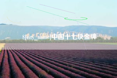 萍乡中国十七块金牌