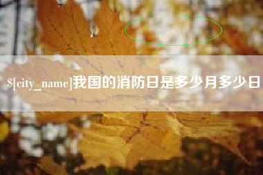 萍乡我国的消防日是多少月多少日