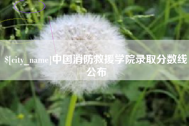 萍乡中国消防救援学院录取分数线公布