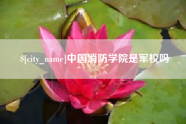 萍乡中国消防学院是军校吗