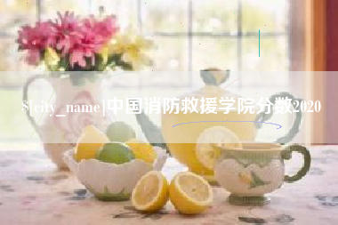 萍乡中国消防救援学院分数2020