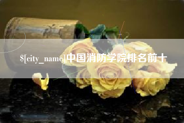 萍乡中国消防学院排名前十
