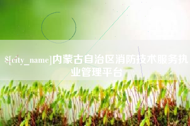 萍乡内蒙古自治区消防技术服务执业管理平台