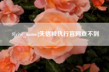 萍乡失信被执行官网查不到