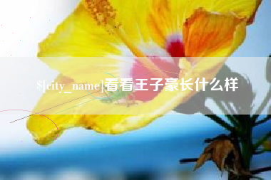 萍乡看看王子豪长什么样