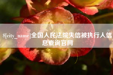 萍乡全国人民法院失信被执行人信息查询官网