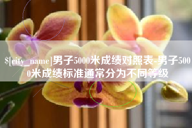 萍乡男子5000米成绩对照表-男子5000米成绩标准通常分为不同等级