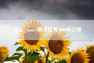 萍乡男子世界5000米记录