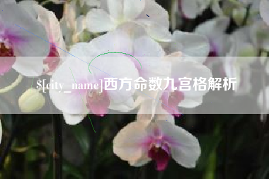 萍乡西方命数九宫格解析