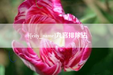 萍乡九宫排除法