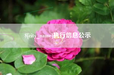 萍乡执行信息公示