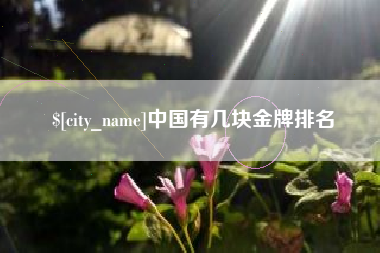 萍乡中国有几块金牌排名