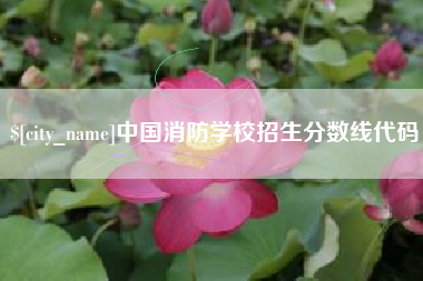 萍乡中国消防学校招生分数线代码
