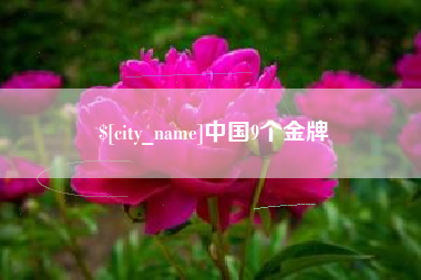 萍乡中国9个金牌