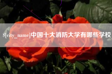 萍乡中国十大消防大学有哪些学校