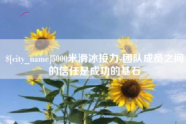萍乡5000米滑冰接力-团队成员之间的信任是成功的基石