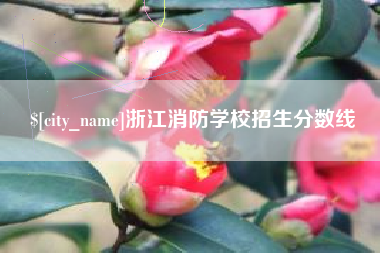萍乡浙江消防学校招生分数线