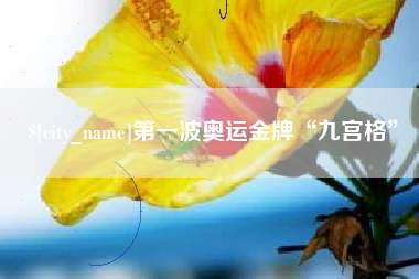 萍乡第一波奥运金牌“九宫格”
