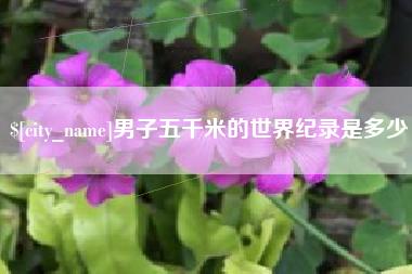 萍乡男子五千米的世界纪录是多少