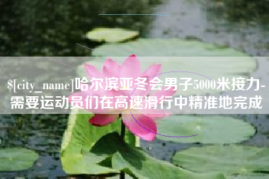 萍乡哈尔滨亚冬会男子5000米接力-需要运动员们在高速滑行中精准地完成