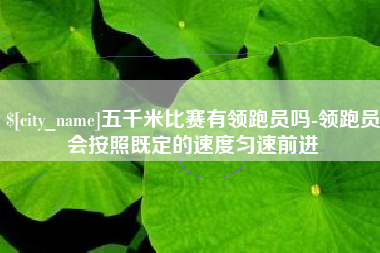 萍乡五千米比赛有领跑员吗-领跑员会按照既定的速度匀速前进