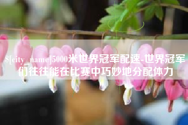 萍乡5000米世界冠军配速-世界冠军们往往能在比赛中巧妙地分配体力