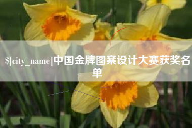 萍乡中国金牌图案设计大赛获奖名单