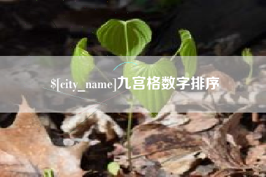 萍乡九宫格数字排序