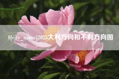萍乡2025大利方向和不利方向图