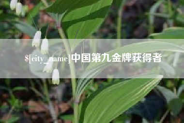 萍乡中国第九金牌获得者