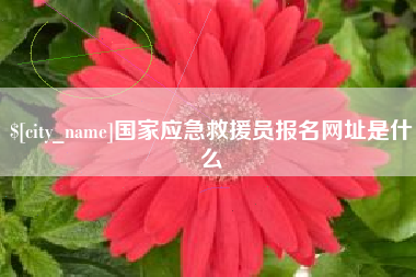 萍乡国家应急救援员报名网址是什么