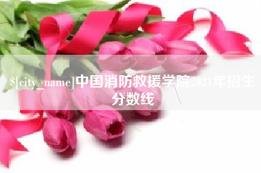 萍乡中国消防救援学院2021年招生分数线